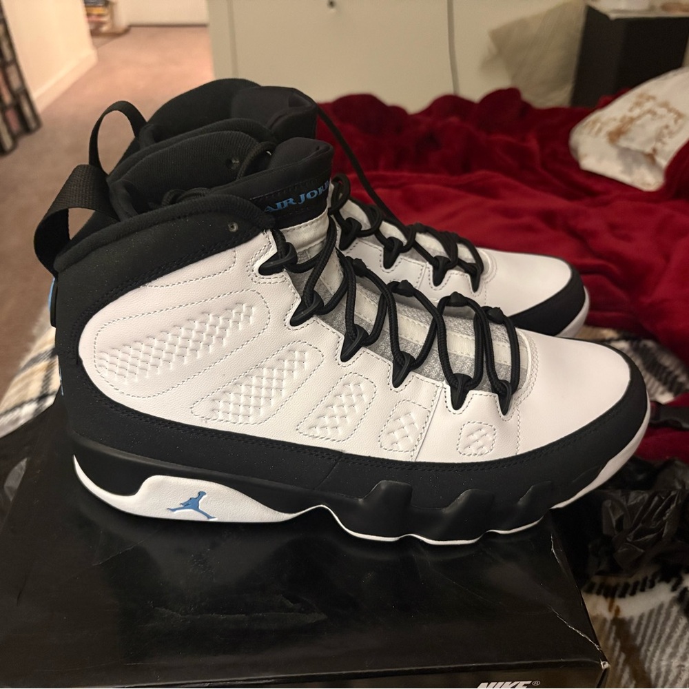 Air Jordan Black and White Sneakers